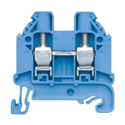 58.506.0055.6 Wieland selos WT 6mm Blue DIN Rail Terminal for TS35 Rail Single Feed Through WT6 BL