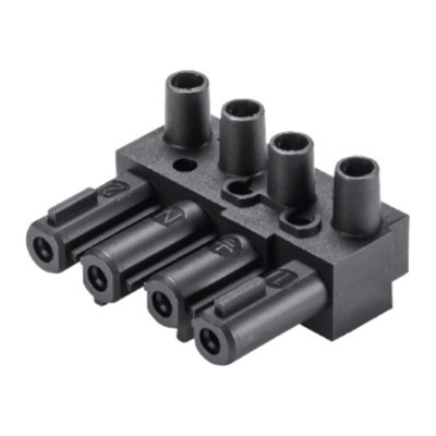 92.041.3253.1 Wieland gesis GST18 4 Pole Black Female Connector 