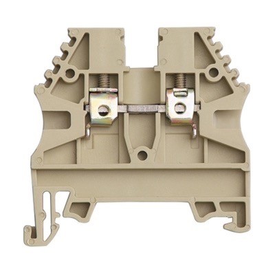 ER2.5BEIGE IMO ER 2.5mm Beige DIN Rail Terminal for TS35 Rail Single Feed Through