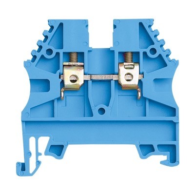 ER6BLUE IMO ER 6mm Blue DIN Rail Terminal for TS35 Rail Single Feed Through