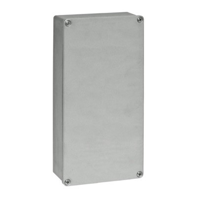 G260.68 RP Gain Aluminium 265 x 130 x 75mmD Enclosure IP65 Sandblasted Finish