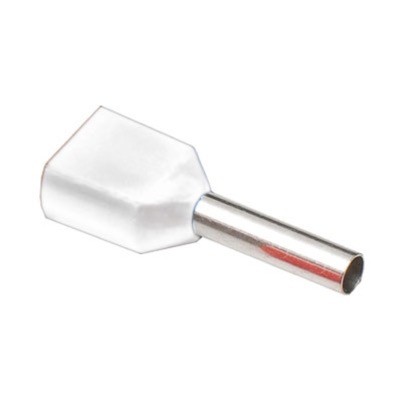 MGB0.5MMWHITE-DB 0.5mm White Ferrules Double French