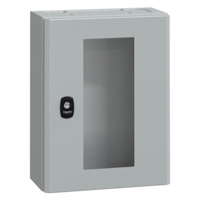 NSYS3DM5415T Schneider Spacial S3DM Mild Steel 500H x 400W x 150mmD Wall Mounting Modular Enclosure IP66