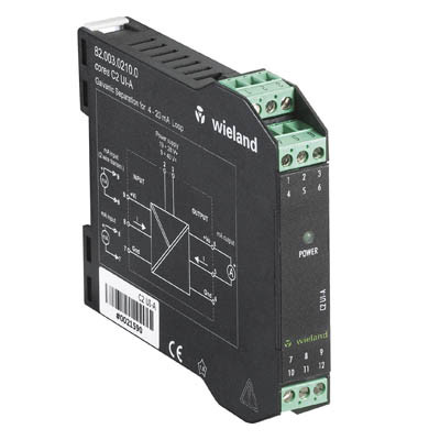 82.003.0210.0 Wieland cores C2 UI-A Analogue Isolation Amplifier with 3 Way Isolation