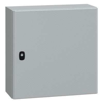 NSYS3D5520P Schneider Spacial S3D Mild Steel 500H x 500W x 200mmD Wall Mounting Enclosure IP66