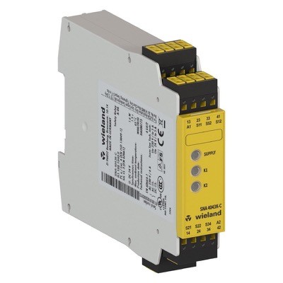 R1.188.1940.0 Wieland safe Relay SNA4043K-C 24VAC/DC 3 N/O &amp; 1 N/C Contacts Auto/Manual Reset