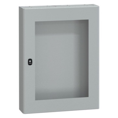 NSYS3DM8615T Schneider Spacial S3DM Mild Steel 800H x 600W x 150mmD Wall Mounting Modular Enclosure IP66