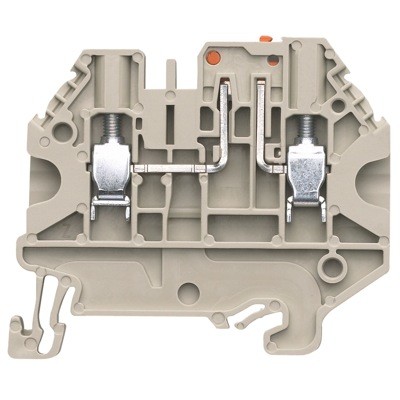 58.503.2055.0 Wieland selos WT 2.5mm Grey Knife Disconnect Terminal for TS35 Rail Single Feed Through WT2,5KM