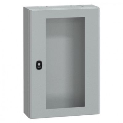 NSYS3DM6615T Schneider Spacial S3DM Mild Steel 600H x 600W x 150mmD Wall Mounting Modular Enclosure IP66