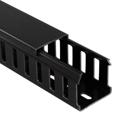 Betaduct PVC Closed Slot Black