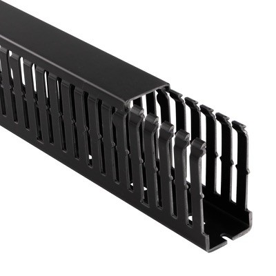 Betaduct PVC Narrow Slot Black