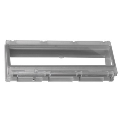 L 13 Fibox Polycarbonate 13 Module Hinged Clear Cover IP65 108 x 257 x 49.7mmD