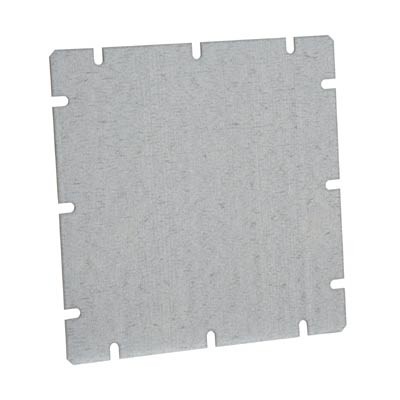 MIV 150 Fibox MNX Mounting Plate for 180 x 130mm Enclosures Galvanised Steel Plate Dimensions 98 x 148 x 1.5mmD 