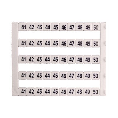 MT5-41-50 IMO MT5 Marking Tag 5 x 5mm Printed 41-50