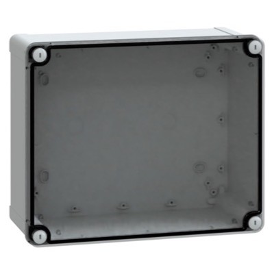 NSYTBP292412T Schneider Thalassa TBP Polycarbonate 291 x 241 x 128mmD Enclosure Clear Lid IP66 RAL7035