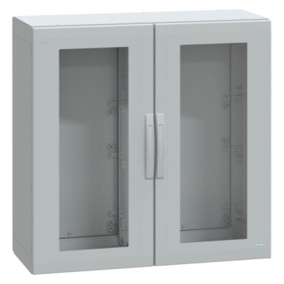 NSYPLA10103TG Schneider Thalassa PLA GRP 1000H x 1000W x 320mmD Floor Standing Enclosure IP65 Glazed Doors