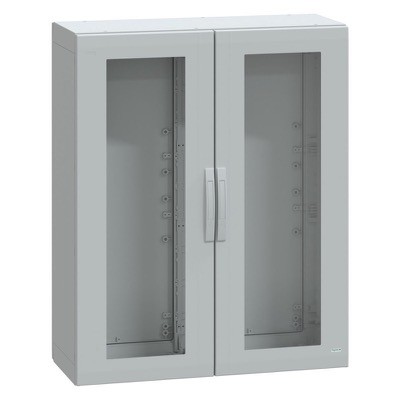 NSYPLA12104TG Schneider Thalassa PLA GRP 1250H x 1000W x 420mmD Floor Standing Enclosure IP65 Glazed Doors