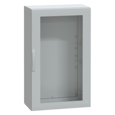 NSYPLA1274TG Schneider Thalassa PLA GRP 1250H x 750W x 420mmD Floor Standing Enclosure IP65 Glazed Door