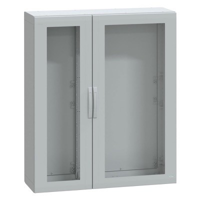 NSYPLA15124TG Schneider Thalassa PLA GRP 1500H x 1250W x 420mmD Floor Standing Enclosure IP65 Glazed Doors