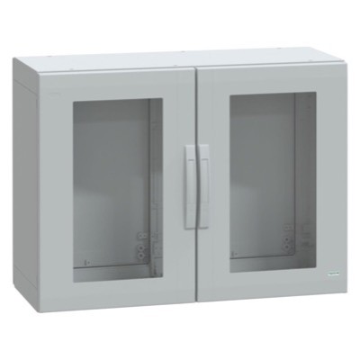 NSYPLA7104TG Schneider Thalassa PLA GRP 750H x 1000W x 420mmD Floor Standing Enclosure IP65 Glazed Doors