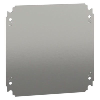 NSYMM33 Schneider Spacial NSYMM Internal Mounting Plate Galvanised Steel Dimensions 250H x 250W x 2mmD