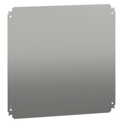 NSYMM55 Schneider Spacial NSYMM Internal Mounting Plate Galvanised Steel Dimensions 450H x 450W x 2mmD