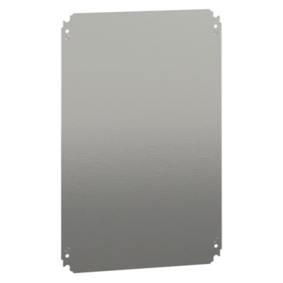 NSYMM64 Schneider Spacial NSYMM Internal Mounting Plate Galvanised Steel Dimensions 550H x 350W x 2mmD