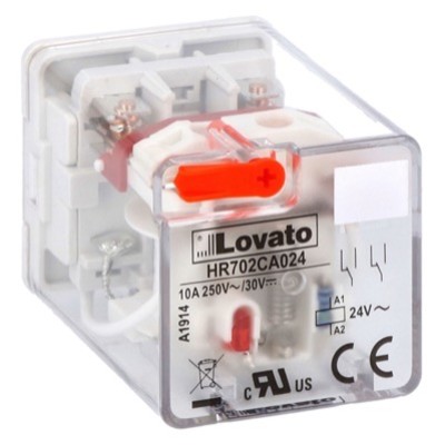 Lovato HR70 Double Pole Relays