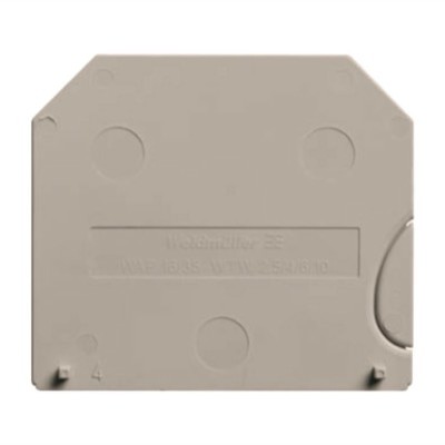 1050100000 Weidmuller W Series WAP Divider Plate for WDU2.5-10 Terminal &amp; End Plate for WDU16 &amp; WDU35 Terminals