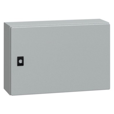 NSYCRN345150 Schneider Spacial CRN Mild Steel 300H x 450W x 150mmD Wall Mounting Enclosure IP66