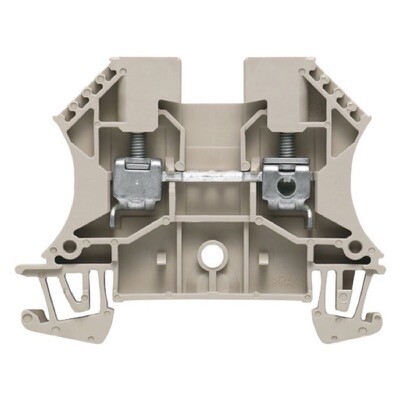 1020100000 Weidmuller W Series 4mm Beige DIN Rail Terminal for TS35 Rail Single Feed Through WDU4