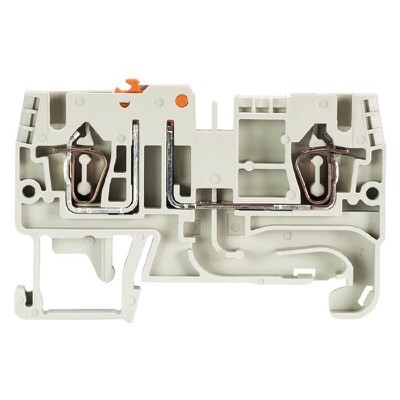 56.703.5355.0 Wieland fasis WKFN 2.5mm Grey Knife Disconnect DIN Rail Terminal for TS35 Rail Single Feed Through