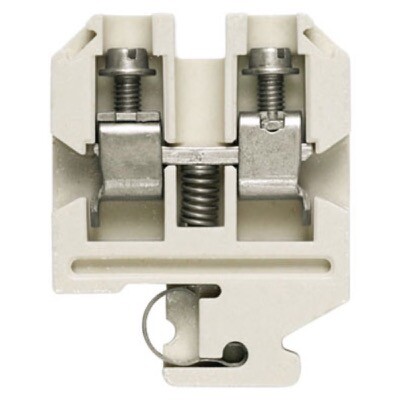 9502610000 Weidmuller SAK Series 10mm Beige Ceramic DIN Rail Terminal for TS32 Rail Single Feed Through SAKK 10