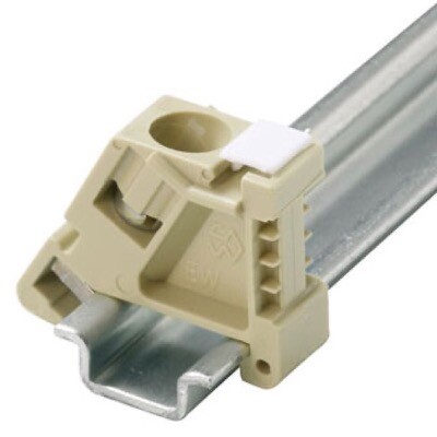 0382860000 Weidmuller EW15 Beige End Stop for TS15 DIN Rail