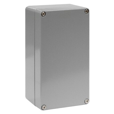 MBA 201080 MULTI-BOX  MBA Aluminium Enclosure 200 x 100 x 80mmD IP66 Painted RAL7001