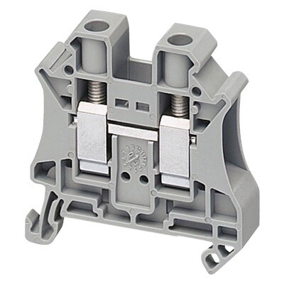 NSYTRV102 Screw Terminal Feed Through 2 Points 10mm2 Grey