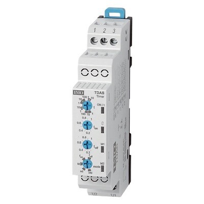 TDAS IMO TD Asymetrical 5 Function DIN Rail Mount Timer 24-300V AC/DC 1 C/O Contact 0.1s - 240h