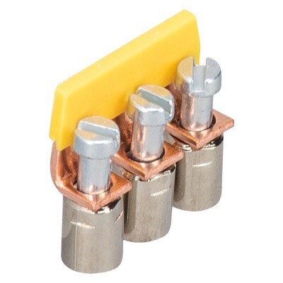 Z7.280.2327.0 Wieland Selos WK IVBWK 2.5-3; 3 Pole Insulated Cross Connector for 2.5mm (5mm Wide) 57 Series Terminals