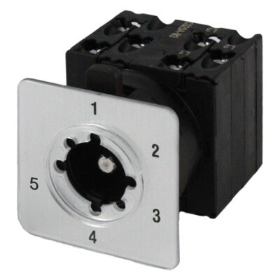 CS20A-ST52 IMO CSxxA Cam Switch 2 Pole 5 Position 20A Step Switch with Legend Plate without Handle