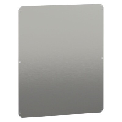 NSYMM108 Schneider Electric PanelSeT NSYMM Internal Mounting Plate Galvanised Steel Dimensions 950H x 750W x 2.5mmD 