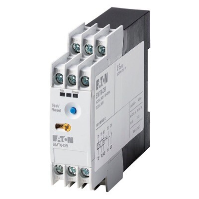 EMT6-DB Eaton EMT6 Thermistor Overload Relay 24-240V AC/DC Convertible with/without Reclosing Lockout for Manual or Remote Resetting