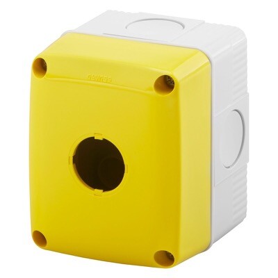 GW27111 Gewiss 27 COMBI Range Empty Enclosure for Push-buttons Controls &amp; Indicators 1 Gang Diameter 22mm