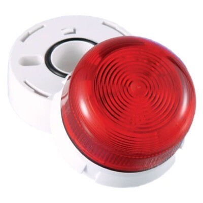 QBS-0060 Klaxon Flashguard Red LED Beacon 11-35VDC  Static/Flashing