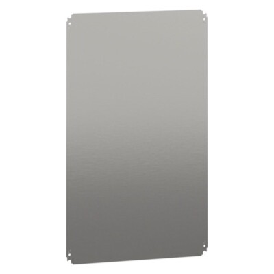 NSYMM106 Schneider Electric PanelSeT NSYMM Internal Mounting Plate Galvanised Steel Dimensions 950H x 550W x 2.5mmD 