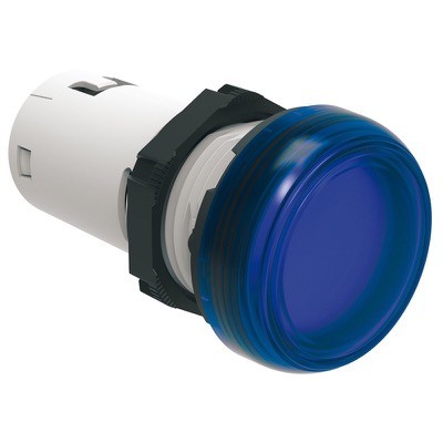 LPMLA6 Lovato Platinum LED Pilot Lamp 12VAC/DC Blue Monoblock Style 22.5mm IP66, IP67, IP69K