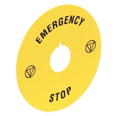 LPXAU113 Lovato Platinum Emergency Stop Legend 90mm