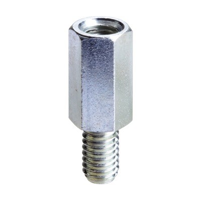 NSYEX1008 Schneider Spacial Galvanised Steel Hexagonal Spacer 100mmL Male/Female M8 Thread