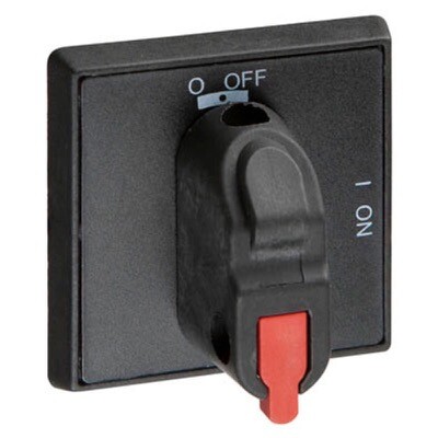 OHBS2RJ ABB OT Black IP65 Handle for Door Mounted Switches 