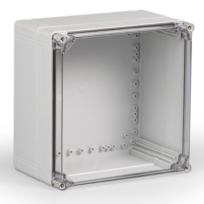 OABP303018T Ensto Cubo O ABS 300 x 300 x 187mmD Enclosure Clear Lid IP66/67