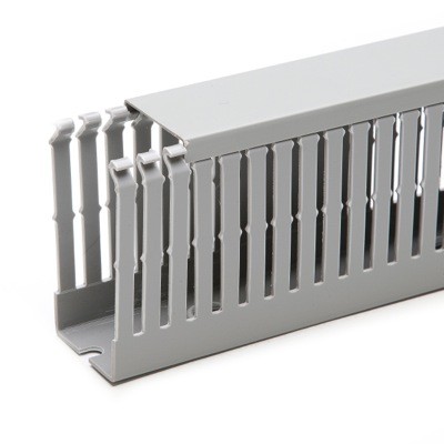 T1-E-100X60G IBOCO T1-E Narrow Slot Panel Trunking 100W x 60H Grey RAL7030 Contains 8 x 2M = 16M B01140